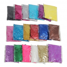 100 g große Packungen, extra feines Nagelglitzerpulver für Nagelkunst-Spitzen-Designs, Körperkunst, handwerkliche schimmernde Dekoration