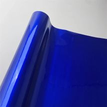 Ultra Glossy Candy Vinyl Car Vehicle Wraps Gloss Metallic Blue Foil Film Air Bubble Free
