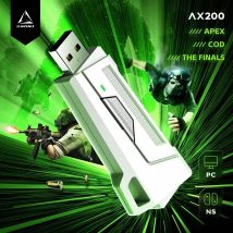 Aimzenix Ax200 PC Gaming K&M Konverter/Adapter/App-Anpassung, 1000 Hz Berichtsrate