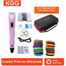 3D Pen For Children 3D Drawing Printing Pen with LCD Screen With PLA 1.75mm Filament Toys for Kids Christmas Birthday DIY Gift