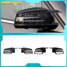 Rückspiegelabdeckungen für Mercedes-Benz W204 E W212 W176 W246 CLS C218 GLA X156 ABS Carbon Fiber Gloss Black