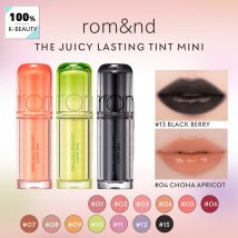 rom&nd THE JUICY LASTING TINT MINI, Texture Lucida e Fruttata, Leggero e Non Appiccicoso, Trucco di Lusso, Cosmetico Coreano, Make-up Coreano