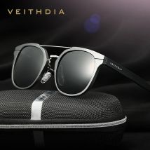 VEITHDIA Schutzbrille, polarisiert, UV-beständig, Aluminium, Magnesiumrahmen, Outdoor-Sport-Sonnenbrille für Damen und Herren, FH06392