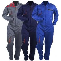 Work Overalls with Suspenders - 8 Colors & 8 Sizes, Adjustable Back Elastic, Multi-Pocket Design Workwear Bib Pants Jumpsuit