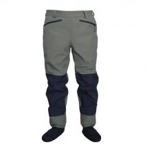 Trampolieri in vita da pesca a mosca impermeabili e traspiranti a 3 strati, pantaloni alti, pantaloni da trampoliere durevoli per caccia all'anatra