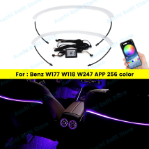 256 colori LED sedile posteriore lampada schienale luce ambientale per Mercedes Benz W177 W118 W247 AB classe APP controllo decorazione lampada