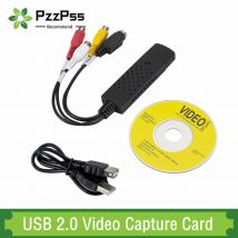 Convertitore da USB 2.0 VHS a DVD Converti video analogico in formato digitale Audio video DVD VHS Scheda di acquisizione registrazione Adattatore per PC di qualità