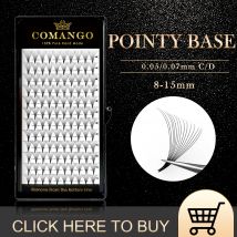 CoMango vorgefertigte Volumen Ventilatoren Wimpern russische Volumen Wimpernverlängerungen 3D/6D/10D/12D/14D/16D Wispy Volumen individuelle gefälschte Nerz Wimpern