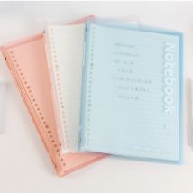 A5/B5 Binder-Notizbuch, lose Blätter, 30 Blatt Linie mit Geschenken, Kawaii, koreanisches Briefpapier, Schulbedarf, Notizblöcke, Studenten, Schreiben