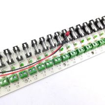 18CH 5V 12V 24V DC Ausgang Verteilerplatine PCB Board Terminal Block Umsteller Platte für LED Lichter CCTV Power Box