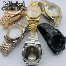Miuksi 36mm/40mm cassa dell'orologio sterile vetro zaffiro adatto al movimento NH35 NH36 NH34 ETA2824 2836 Miyota8215 PT5000 DG2813 3804