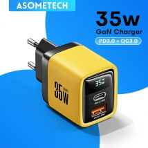 35 W USB C Ladegerät Gan Schnellladegerät Typ C PD3.0 QC4.0 PPS Telefon Schnellladegerät für IPhone 15 14 Pro Max Samsung S23 S22 Tablets