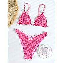 Zrtak Dreieck Bikini Set Frauen Badeanzug Halte Bikini sexy Bade bekleidung Tangas Badeanzüge drucken Farbe Beach wear brasilia nischen Biquini