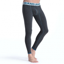 Herren-Winter-Thermohose, mit Fleece gefüttert, dick, warm, schmale Passform, Basisschicht, lange John-Hose für kaltes Wetter