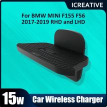 Car Dashboard Holder Quick Wireless Charger  For BMW Mini One Cooper S Hatch F55 F56 2017-2019 Interior Modification Accessories