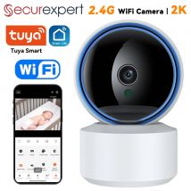 Baby monitor con telecamera IP Wifi Tuya da 5 MP 360 °   Il movimento PTZ rileva la visione notturna audio bidirezionale supporta il protocollo privato TCP/IP/ONVIF