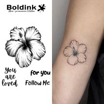 Temporäres Blumen-Tattoo, hält bis 15 Tage, neue Technologie, magischer, wasserfester, semi-permanenter Aufkleber.