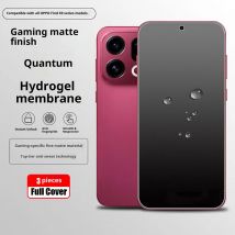 3 Pieces Matte Hydrogel Film For Oppo Find X9 Pro Full Cover Front TPU Clear Screen Protector On For Oppo Find X9 Pro