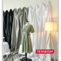 Fondo de muselina de color sólido TENWISH, tela de fondo sin costuras para estudio fotográfico, Instagram, naturaleza muerta, Tiktok Live