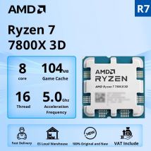 NUOVO AMD Ryzen 7 7800X3D 4.2GHz L3 = 96M Processore 120W 8 Core 16-Thread R7 7800X3D Presa AM5 5NM DDR5 ma Nessuna ventola