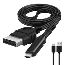 HD-Link-Kabel für Original Xbox, Xbox zu HDMI-Konverter-Adapter, unterstützt 1080P/720P für TV/Monitor/Projektor/PC, Stecker auf Stecker
