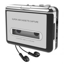 USB-Kassetten-Capture-Kassetten-zu-MP3-Konverter in Computer-HiFi-Klangqualität Mega-Bass-Audio-Musik-Player mit Kopfhörer