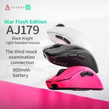 Aj179 NL Connessione wireless tripla modalità Supporto Connessione Starburst Batteria 800mAh Sensore 3311 Mouse per destrimani 12000 DPI