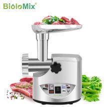 BioloMix Heavy Duty 3000W Max Potente tritacarne elettrico Home Salsiccia Stuffer Tritacarne Robot da cucina