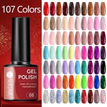 UR SUGAR Gel per Unghie 7ML, 107 Colori Macaron Freschi, per Manicure Semipermanente, Lunga Durata, Smalto per Nail Art LED UV
