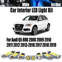 16 pezzi Canbus per Audi Q5 8RB 2008 2009 2010 2011 2012 -2019 LED lettura interna mappa cupola bagagliaio lampadine kit luce accessori auto