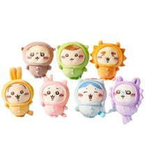 Chiikawa Pendant Doll Pajama Party ちいかわ Usagi Hachiware Peripheral Doll Bag Hanging Ornament Doll Girl Plush Pendant Gift