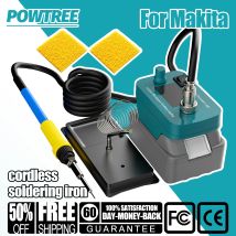 Portable Cordless Soldering Iron For Makita BL1830 BL1840 BL1850 18V Battery Temperature Adjustable Welding Solder Tool Home DIY