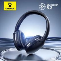 Baseus D02 Pro słuchawki bezprzewodowe słuchawki Bluetooth 5.3 składany zestaw słuchawkowy sportowe słuchawki nauszne słuchawki douszne Bluetooth do gier