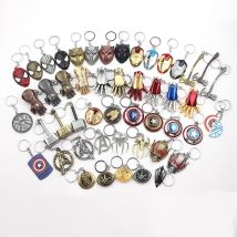 Portachiavi Supereroi Marvel Legends Avengers Iron Man Spiderman Hulk Capitan America Martello di Thor Regalo per Bambini