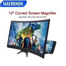 12-Zoll gebogene 3D HD Telefon Bildschirmlupe Film Video Verstärker Halter Handy Handy Universal TV Drama Artefakt