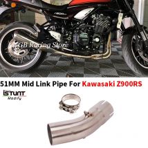 Motorcycle Exhaust Muffler Escape Moto Modiifed Stainless  51mm Mid Pipe Slip On For Kawasaki Z900RS Z900 RS 2017 2018 2019 2020