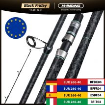 HANDING SINDOREI H/XH/XXH canne da pesca 200g Lure Weight potente Pike Snakehead Rod Spinning 2.13-2.69M Fast Action Giant Rod