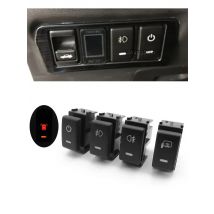 1Pc For Nissan Patrol Y62 Tiida Livina Qhashqai 2008 - 2015 Car LED light Power On Off Switch DRL Fog Light Button with Wire