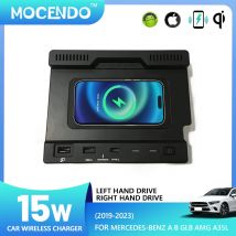 Auto Drahtlose Ladegerät Für Mercedes Benz A B GLB AMG A35L W188 W177 W246 A180 A200 B200 2019-2023 schnelle Drahtlose Lade Panel