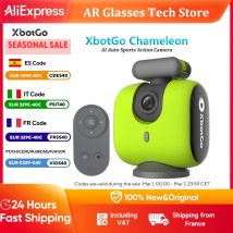 XbotGo Chameleon AI Auto Sports Action Camera - Telecamera da calcio 4K 60FPS e telecamera di localizzazione per sport di squadra