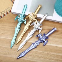 1pcs Creative Arms Sword Props Black Gel Pen Student Writing School Study Stationery Office Supplies