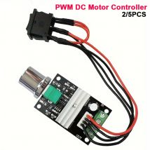2/5 Pack 6V 12V 24V 28V 3A 80W 1203BB Regolatore di velocità del motore CC PWM Velocità regolabile Reversibile Driver del motore Interruttore di inversione