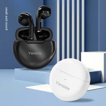 Yersida HT38 TWS Earphone Wireless Bluetooth HeadphonesTouch Mini Headset Dual Mic Stereo Earbuds Suitable for Apple And Android