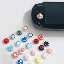 4 pz Silicone Morbido Thumb Stick Grip Cap Joystick Copertura Per Sony PlayStation Psvita PS Vita PSV 1000 Fat/2000 Sottile Custodia protettiva
