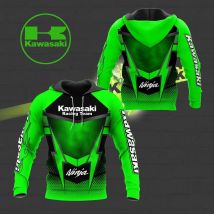 Kawasaki Motorcycle 3D Printing Spring Autumn New Men Hoodie Women Sweatshirt Casual Children Coat Unisex Men Clothing Hoodie