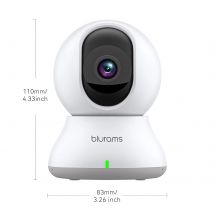 Baby Monitor Camera 2K HD Home Security Camera with Motion Detection and Two-Way Audio, Easy Setup, Clear Day & Night