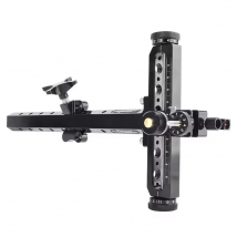 Bogens chießen Recurve Bogen Visier Aluminium legierung für Ziel werkzeug im Freien einstellen Schießen Jagd zubehör schwarz