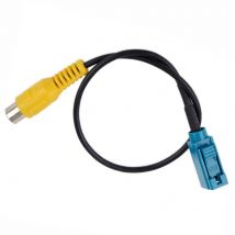 Biurlink 24CM/80CM Fakra Reversing Camera Video RCA Adapter Parking Cable for VW Volkswagen Benz Volvo Ford Peugeot