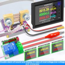 DC8-240V/0 ~ 1000A DT24PW Display digitale Alimentatore CC Voltmetro Amperometro Tester di capacità della batteria Misuratore di livello carburante della batteria