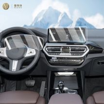 Matowa folia ochronna na ekran konsoli samochodowej GPS, nawigacji LCD, folia TPU odporna na zarysowania do BMW X3/X4 G01 2022-2023